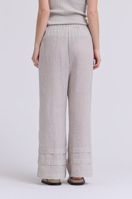 Grade & Gather Striped Drawstring Pants