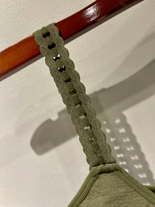 Strap-Its Olive Fixed Strap Bra