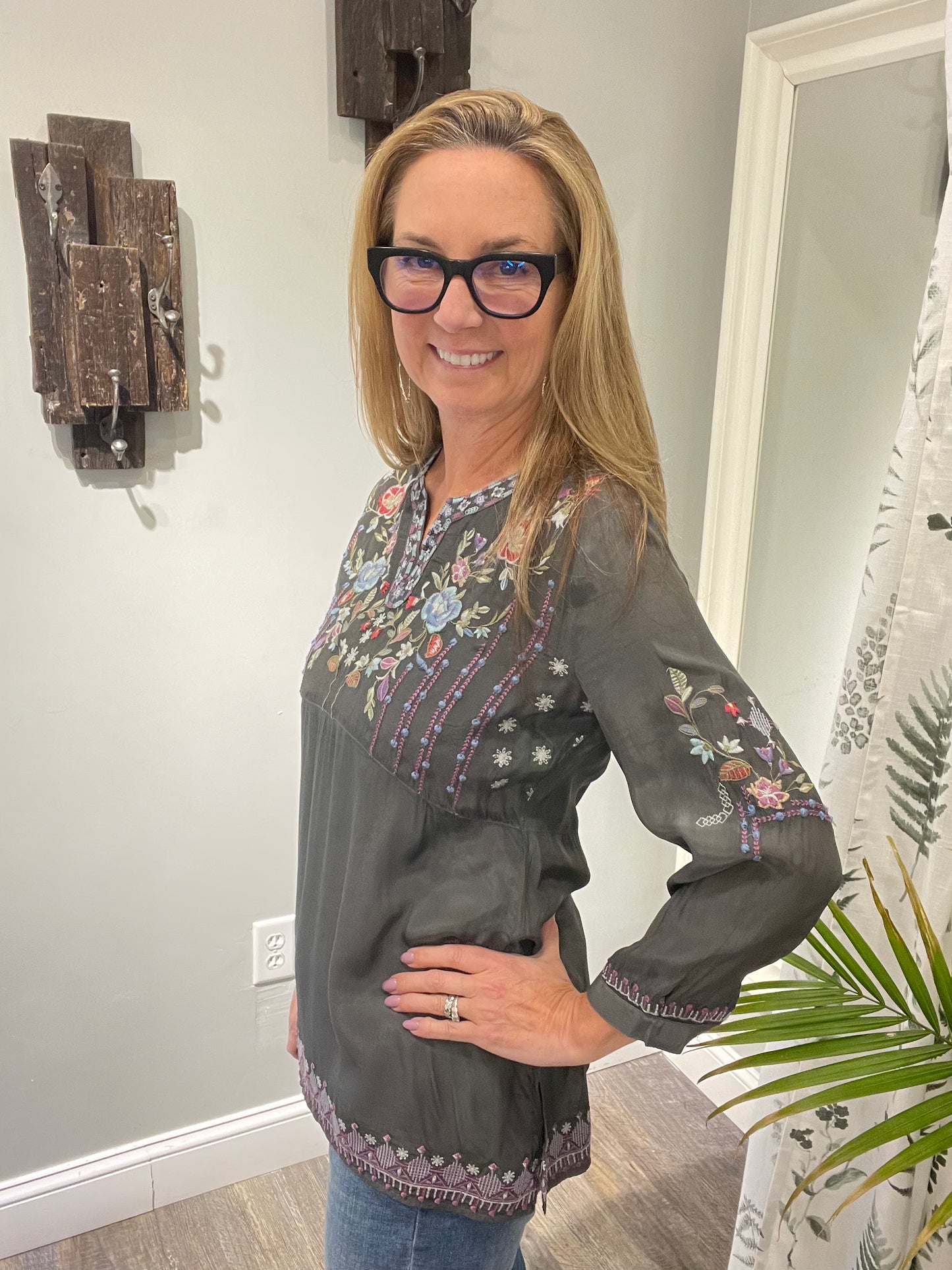 Kyla Seo Fabulous Floral Omari Top