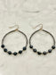 Agate beaded Lightweight Earrings
