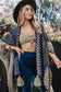 Colorful Crochet Pattern Ruana Sweater