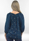 Caite & Kyla Teal Hazel Top