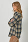 Mystree Fireside Plaid Shirt Jacket