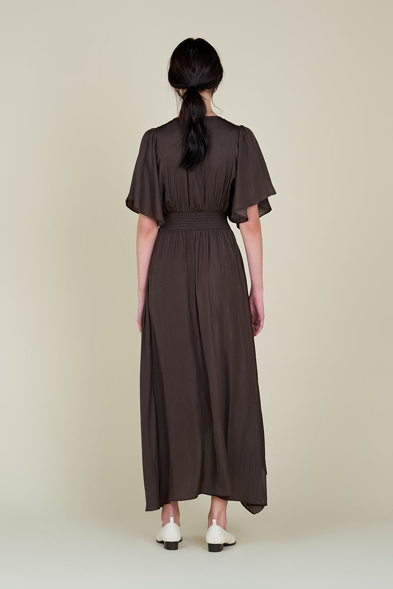 Grade & Gather Unbalanced Skirt Maxi Dress