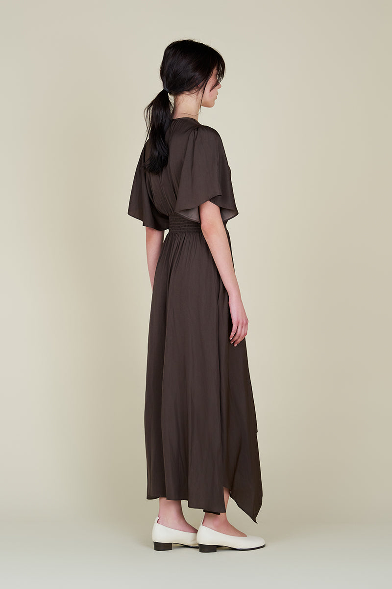 Grade & Gather Unbalanced Skirt Maxi Dress