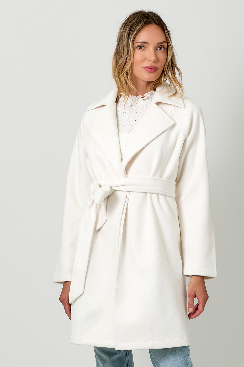 Mystree Lovely Wide Lapel Coat