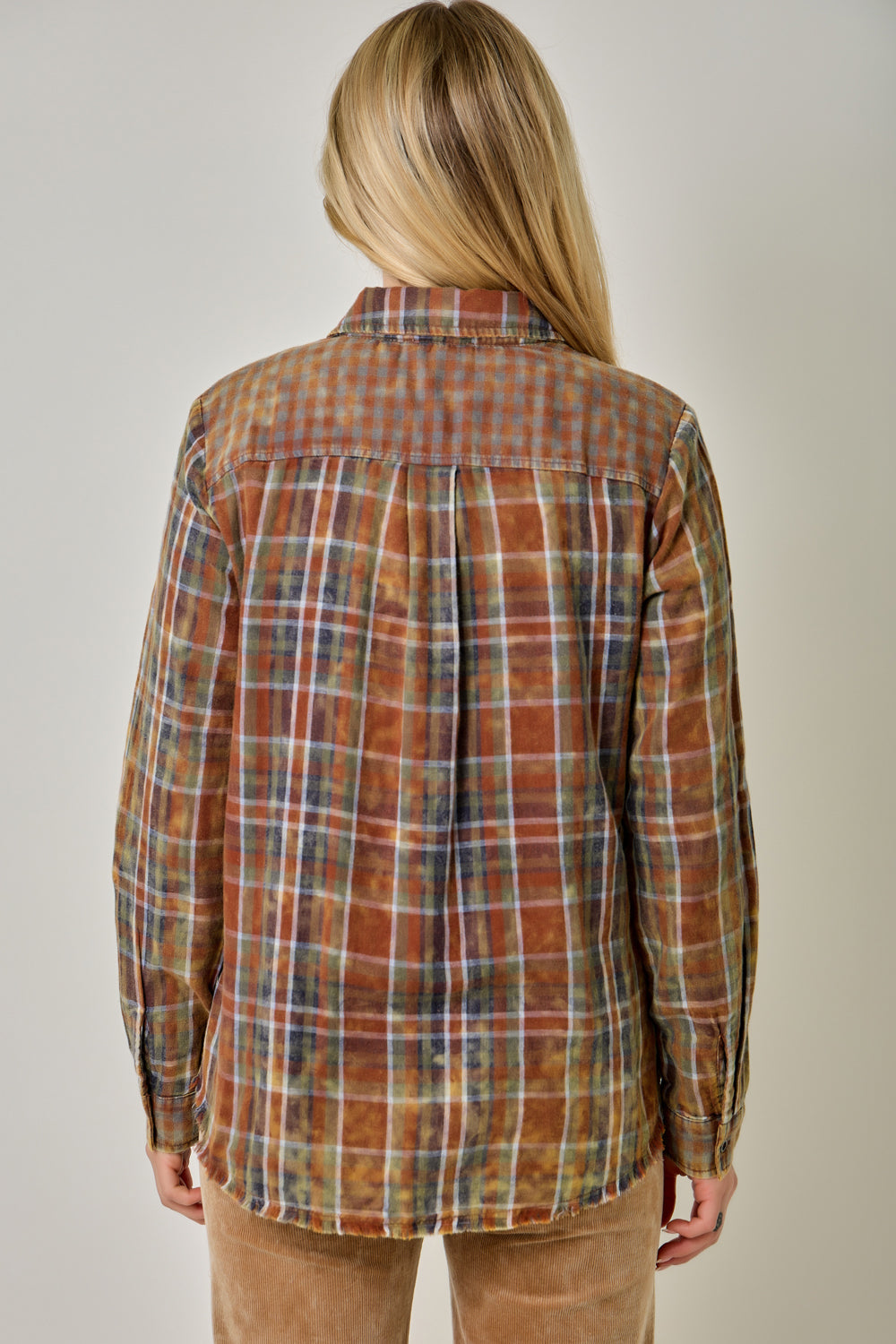 Mystree Softest Mixed Plaid Top