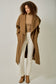 Mystree Lux Collar Long Coat