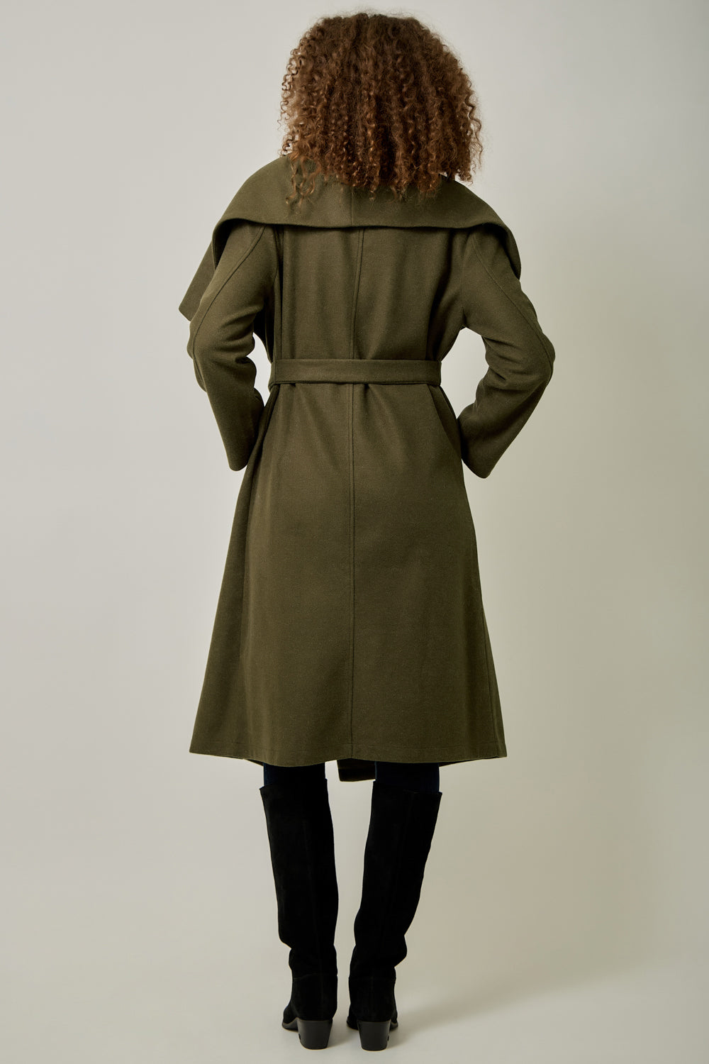 Mystree Lux Collar Long Coat