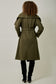 Mystree Lux Collar Long Coat