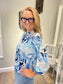 Love 2 Love V Neck Crossover Blouse