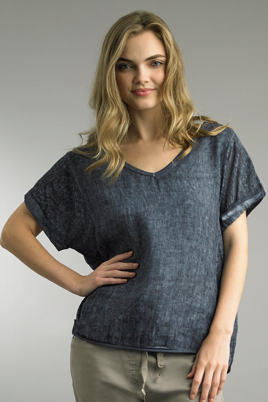 Tempo Paris Everyday Linen Top