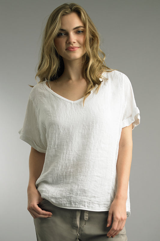 Tempo Paris Everyday Linen Top