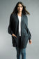Tempo Paris Cozy Long Black Cardigan
