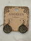 Pave Crystal Circle Earrings