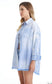 Bayeas Sky Stripe Oversized Shirt