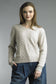 Tempo Paris Cable Cape V Neck Sweater