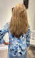 Love 2 Love V Neck Crossover Blouse