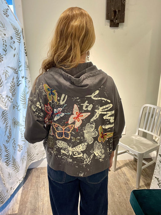 Kyla Seo Butterfly Bobbi Hoodie