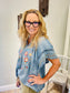 Kyla Seo Embroidered Betty Floral Top