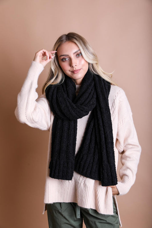 Ultra Soft Boucle Knit Scarf