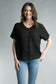 Tempo Paris Relaxed Windchime Linen Top