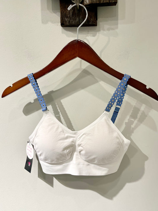 Strap-Its Denim Suede Stud Bra