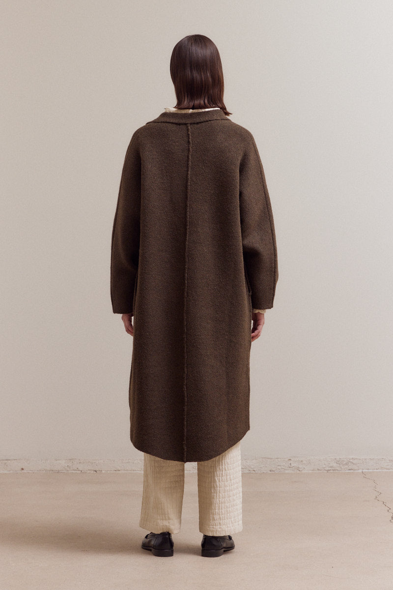 Grade & Gather Hidden Button Knit Jacket