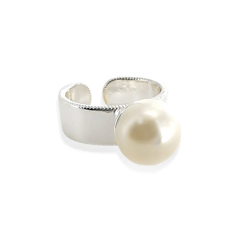 Genuine Pearl Bobble Ring