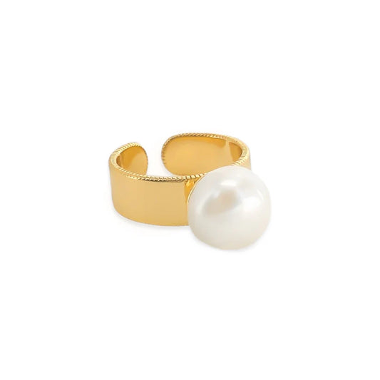 Genuine Pearl Bobble Ring