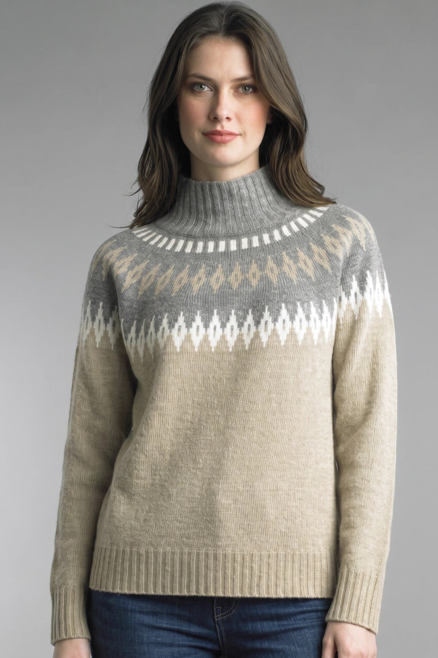 Tempo Paris Alpine Mock Neck Sweater