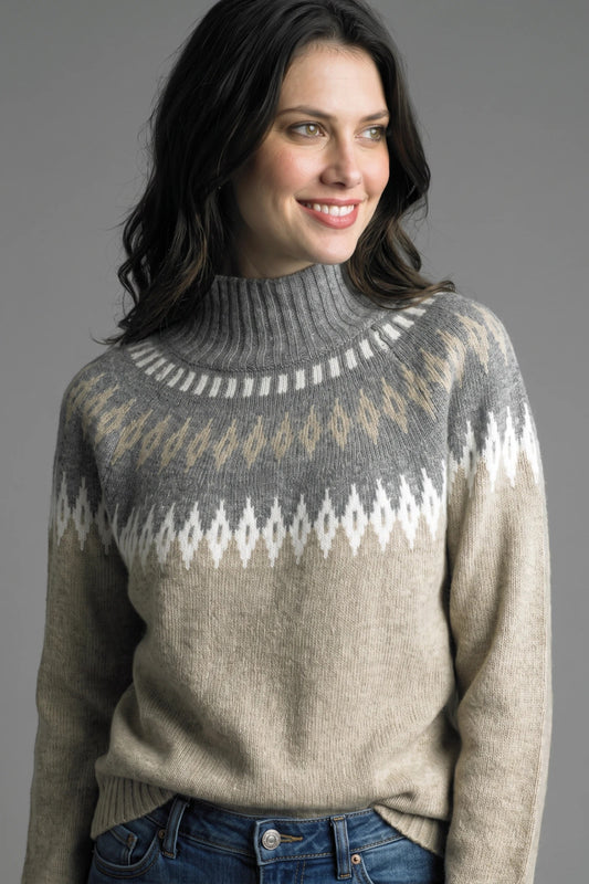 Tempo Paris Alpine Mock Neck Sweater