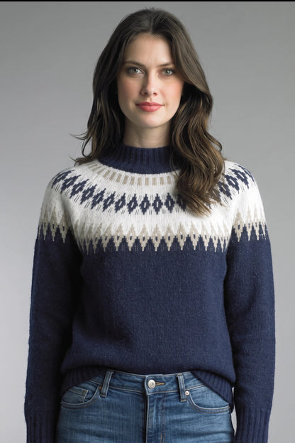 Tempo Paris Alpine Mock Neck Sweater