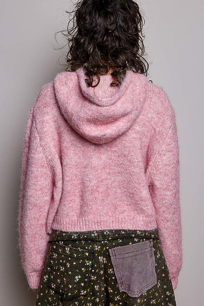 POL Super Cozy Plush Hoodie Sweater