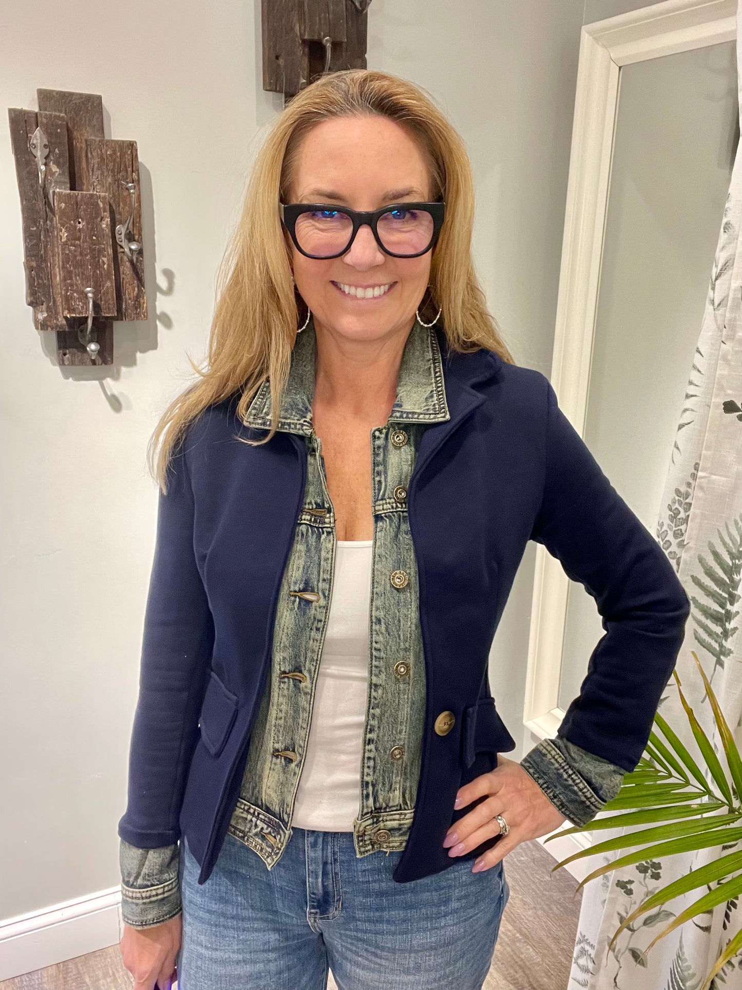 Six Fifty Clarissa Mixed Media Jacket