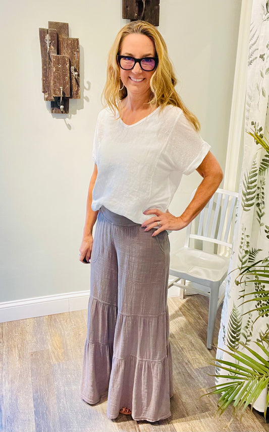 Tempo Paris Everyday Linen Top