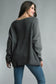 Tempo Paris Cozy V Neck Sweater