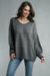 Tempo Paris Cozy V Neck Sweater