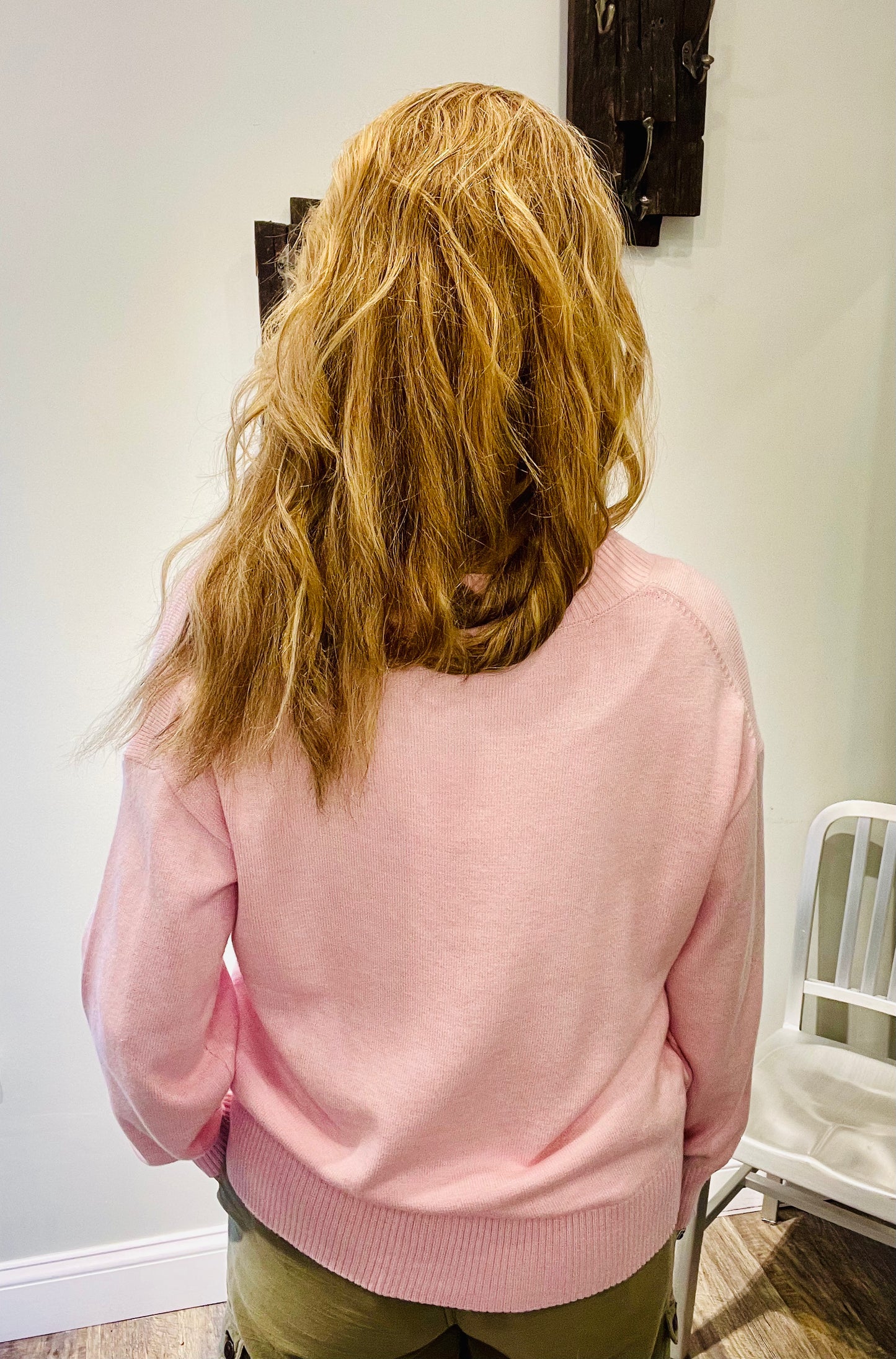 B. Young Manina V Neck Sweater