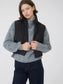 Blu Pepper Collared Zip Up Cropped Puffer Vest