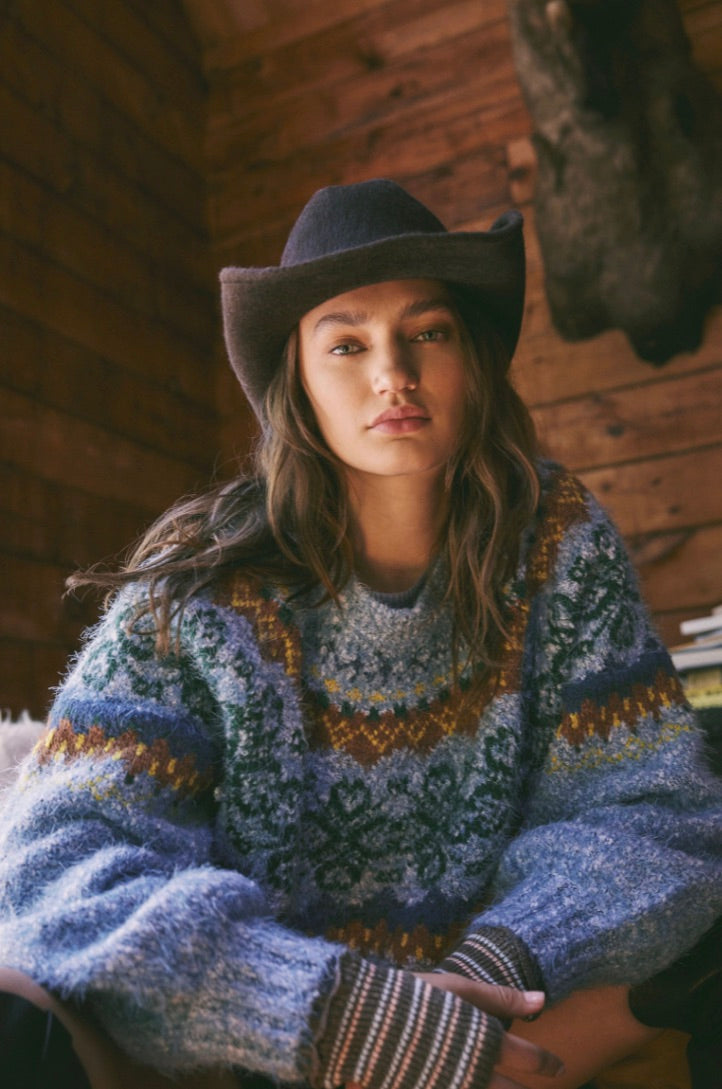 Free People Festive Frost Sweater