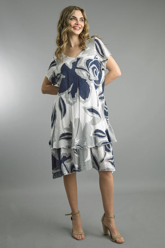 Tempo Paris Cotton Print Dress