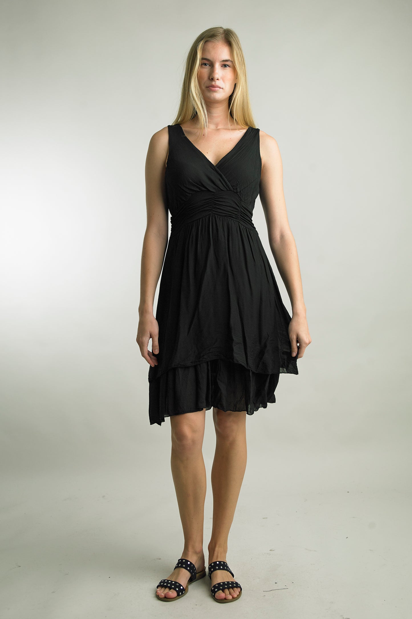 tempo paris silk dress Tempo Paris Tiered Silk Dress Darci's