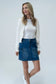 Six Fifty Kyra Cargo Denim Skirt