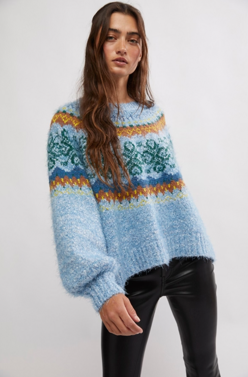 Free People Festive Frost Sweater