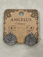 Pave Crystal Circle Earrings