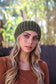 Textured Beanie With Pom Pom