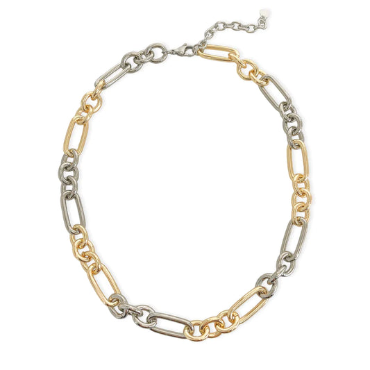 2 Tone 18" Chain Necklace
