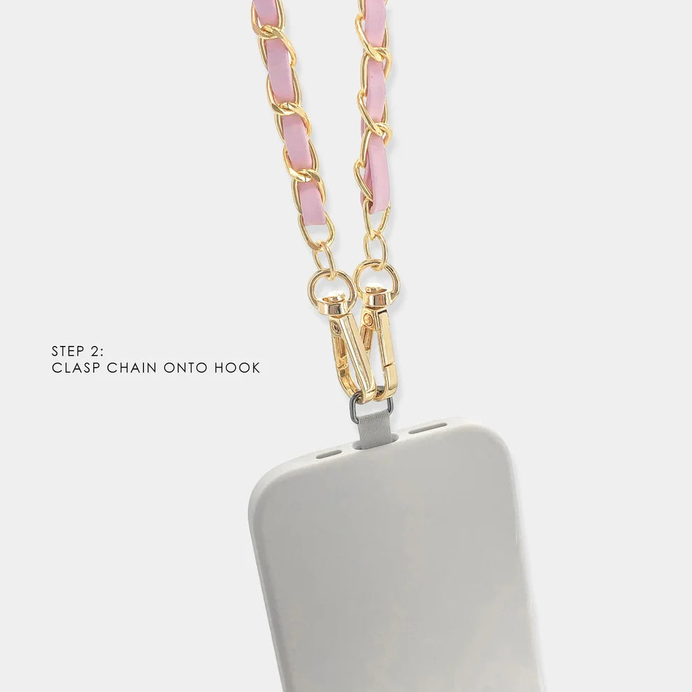 Lux Resin & Gold Phone Chain / Necklace