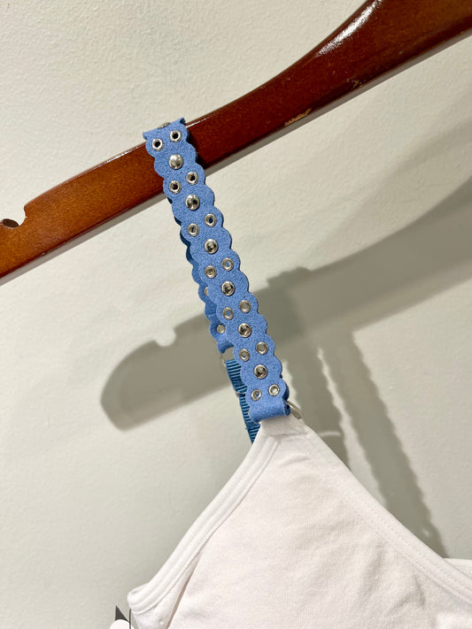 Strap-Its Denim Suede Stud Bra